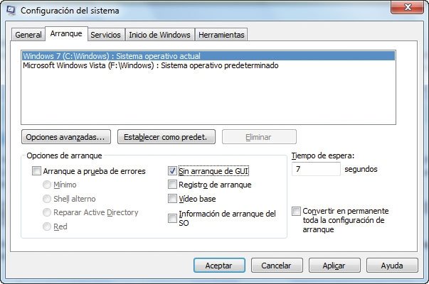Windows 7 Arranque 10