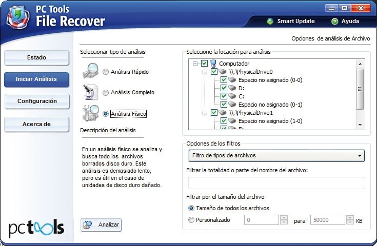 Software de recuperación