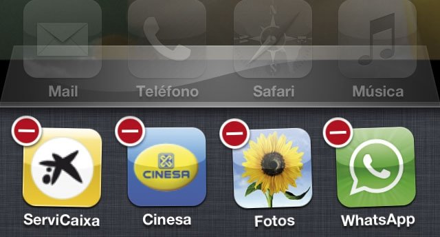 Barra multitarea iOS